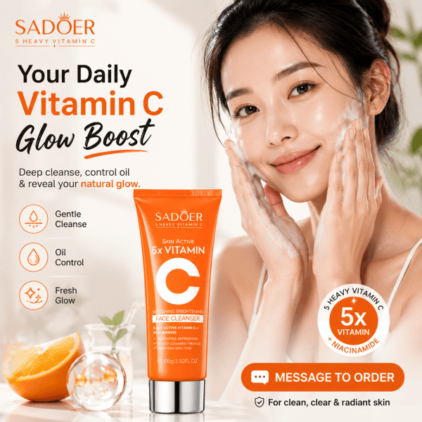SADOER Vitamin C Facial Cleanser - img 4